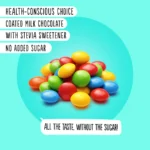 شکلات دانه‌ای شیری بدون شکر پوشیده (۴۰ گرم) - تصویر 7