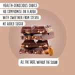 شکلات تلخ بدون شکر افزوده با فندق و مالیتول (85 گرم) - تصویر 4